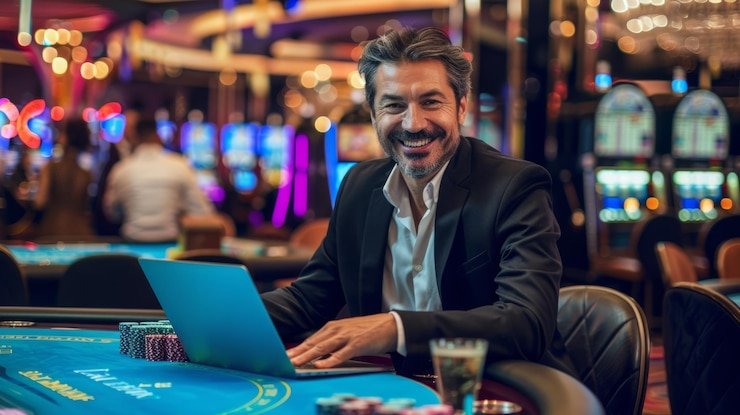 Buffalo King slot game interface at dewa777 login showing reels and pay table